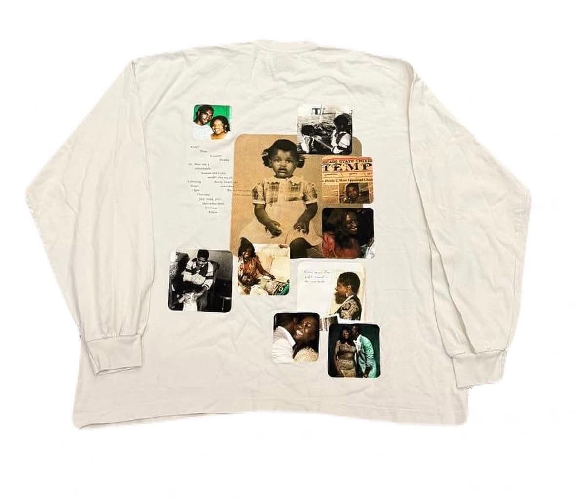 Donda yzygap unreleased longsleeve