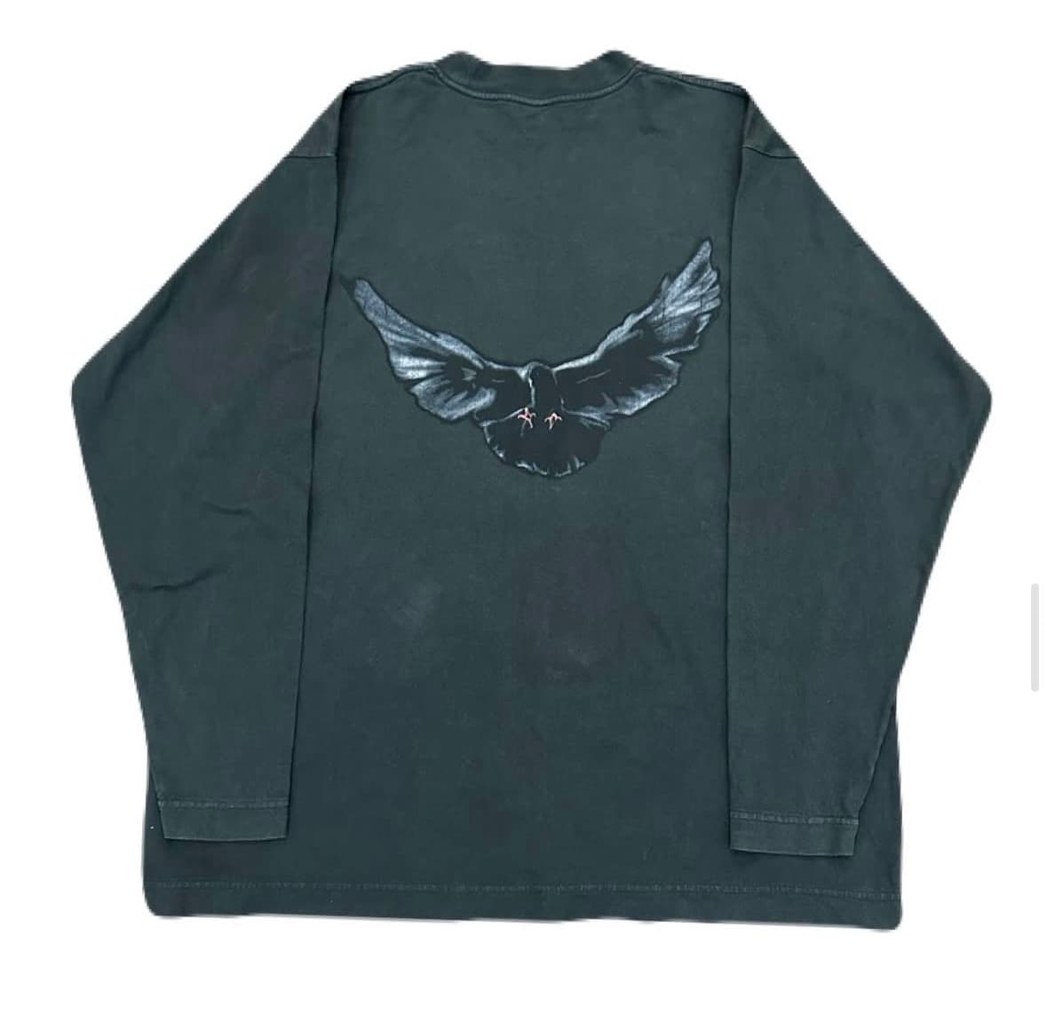 Dove longsleeve tee black