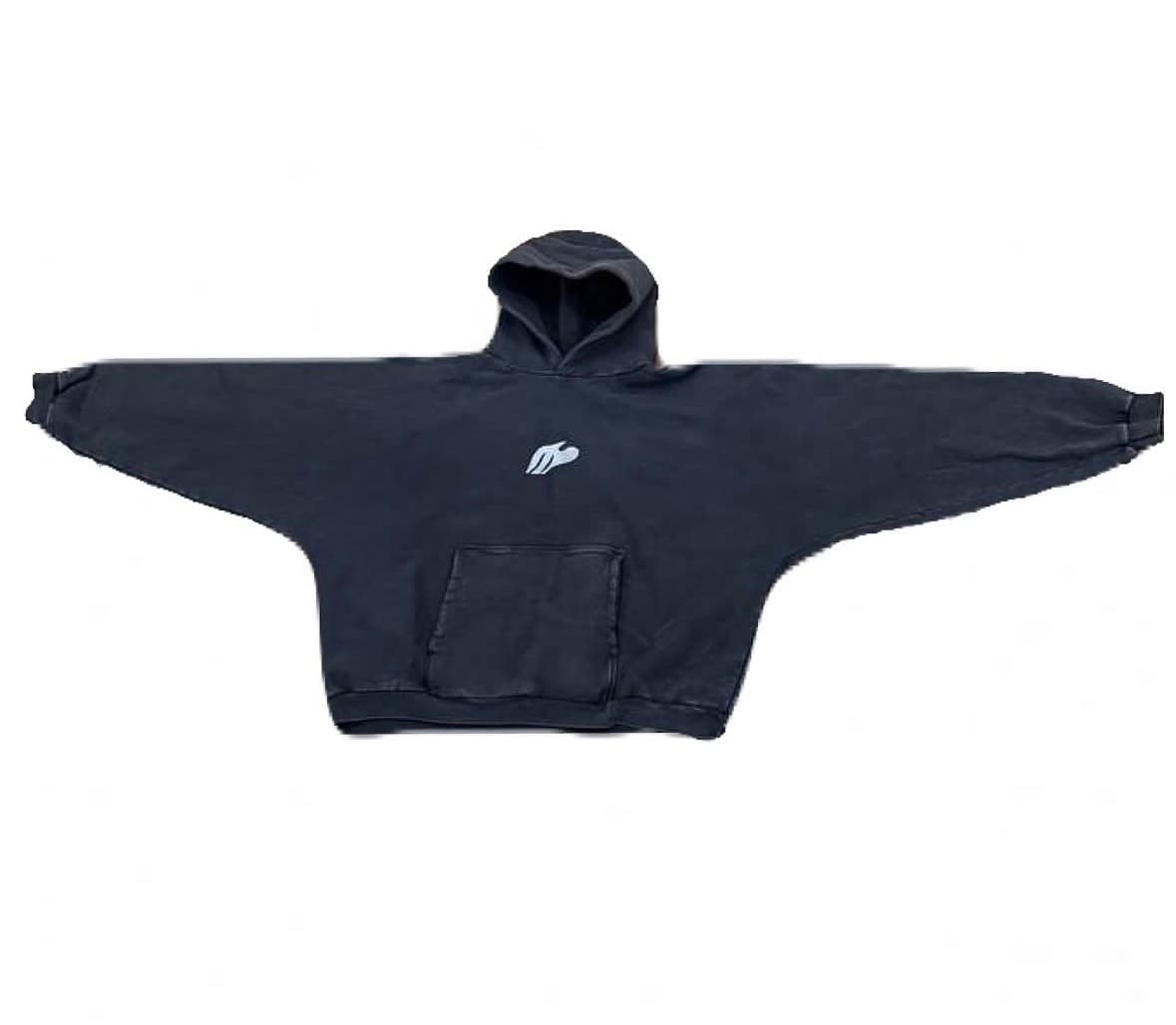 DONDA DOVES SLAM HOODIE WASHED BLACK